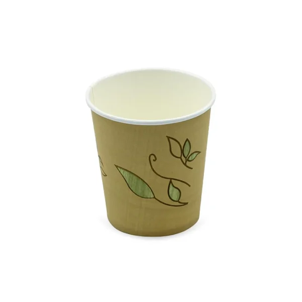PC-Leaf-6oz كوب ورقي 4 أونص طبقة واحدة